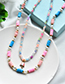 Fashion Color Soft Tao Rice Beads Umbrella Multilayer Necklace