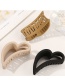 Fashion Red Bean Paste Hollow Love Frosted Gripping Clip