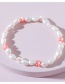 Fashion White Imitation Pearl Braided Beaded Bracelet