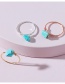 Fashion Suit Turquoise Ring Set