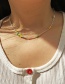Fashion 2# Colorful Rice Bead Woven Flower Necklace