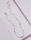 Fashion 2# Colorful Rice Bead Woven Flower Necklace