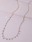 Fashion Gold Dripping Oil Color Beads Tassel Body Chain