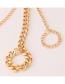 Fashion Gold Color Metal Chain Bracelet