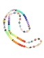 Fashion Color Suebito Eye Letter Glasses Chain