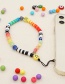Fashion Color Soft Pottery Smiley Eyes Mobile Phone Lanyard