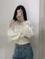 Fashion Photo Color Solid Color Open Shoulder Sweater