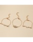 Fashion Kc Gold Serpentine Chain Bracelet Set