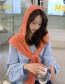 Fashion 5 Straight Hooded Rice Apricots Straight Hooded Scarf Shawl