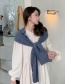 Fashion 5 Two-in-one Rice Apricot Hooded Dual-use Shawl Padded Scarf