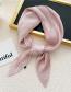 Fashion 10 Wrinkled Beige Pleated Knotted Silk Scarf