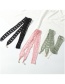 Fashion Pink Lace Braided Knotted Tassel Waist Rope