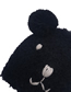 Fashion Beige Cartoon Bear Embroidery Hood