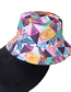 Fashion F Printed Double-sided Fisherman Hat