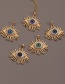 Fashion E Micro Inlaid Zircon Eye Necklace