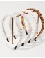 Fashion Transparent White Resin Chain Headband