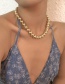 Fashion Gold Color Alloy Round Bead Necklace