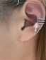 Fashion Silver Color Silver-plated Cross Ear Bone Clip