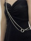 Fashion Silver Color Metal Tassel Chain Body Chain