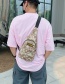 Fashion Khaki Canvas Camouflage One-shoulder Diagonal Bag