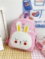 Fashion Bunny Pink Canvas Cartoon Bunny Backpack