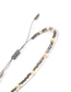 Fashion Mi-b190569c Pearl And Diamond Beaded Rice Bead Braided Bracelet