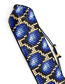 Fashion Mg-b180009d Evil Eye Beaded Rice Bead Woven Leopard Print Bracelet