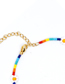 Fashion Mi-b200214c Multi-layer Daisy Rice Bead Beaded Woven Love Bracelet