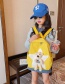 Fashion Yellow Children's Five-pointed Star Bear Backpack