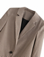 Fashion Grey Houndstooth Single-breasted Blazer