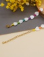 Fashion Color Rice Bead Love Lobster Clasp Necklace