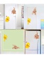 Fashion Duck D Style 20*35cm Into Bag Packing Rabbit Yellow Duck Wall Sticker