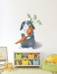 Fashion 40*58cm Into Bag Packaging Rabbit Carrot Wall Sticker
