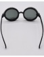 Fashion Black Round Diamond Sunglasses