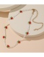 Fashion White Colorful Beaded Cherry Rice Bead Necklace