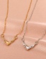 Fashion Gold Angel Wings Necklace