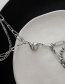 Fashion Silver A Pair Of Titanium Steel Love Magnet Bracelets