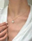Fashion Gold Rotating Diamond Opal Necklace