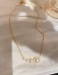 Fashion Gold Pearl Chain Necklace