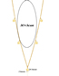 Fashion Steel Color Alloy Star Tassel Necklace