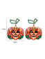 Fashion Halloween Pumpkin Halloween Pumpkin Ghost Stud Earrings