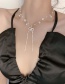 Fashion Necklace Pearl And Diamond Bow Necklace