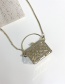 Fashion Gold Full Rhinestone Handbag Body Chain
