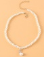Fashion White Pearl Beaded Necklace