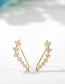 Fashion Silver Color Alloy Diamond Chain Earrings
