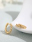 Fashion Style 6 Alloy Inlaid Zirconium Heart Bow Round Ring