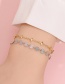 Fashion 1# Alloy Palm Star Pig Nose Geometric Anklet