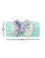 Fashion Natural Yellow Gold Color Velvet Tie-dye Bow Headband