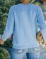 Fashion Lotus Root Starch Round Neck Knitted Pullover Long-sleeved Sweater