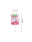 Fashion Pink Strawberry Bunny Cartoon Plastic Hand-cranked Fan